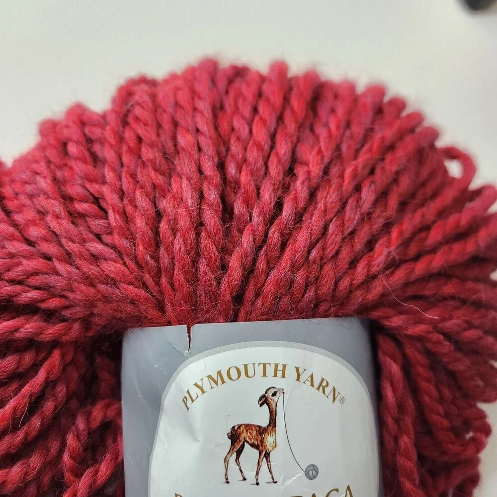 New Plymouth Yarn Baby Alpaca Grande - 1940 Red Lot 92233